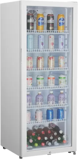 Réfrigérateur à Boissons GSC4240, 237 L, 54 x 54.5 x 139.5 cm, Métal/Plastique/Verre, Refroidissement Statique, 110 W, Blanc Blanc 237 L