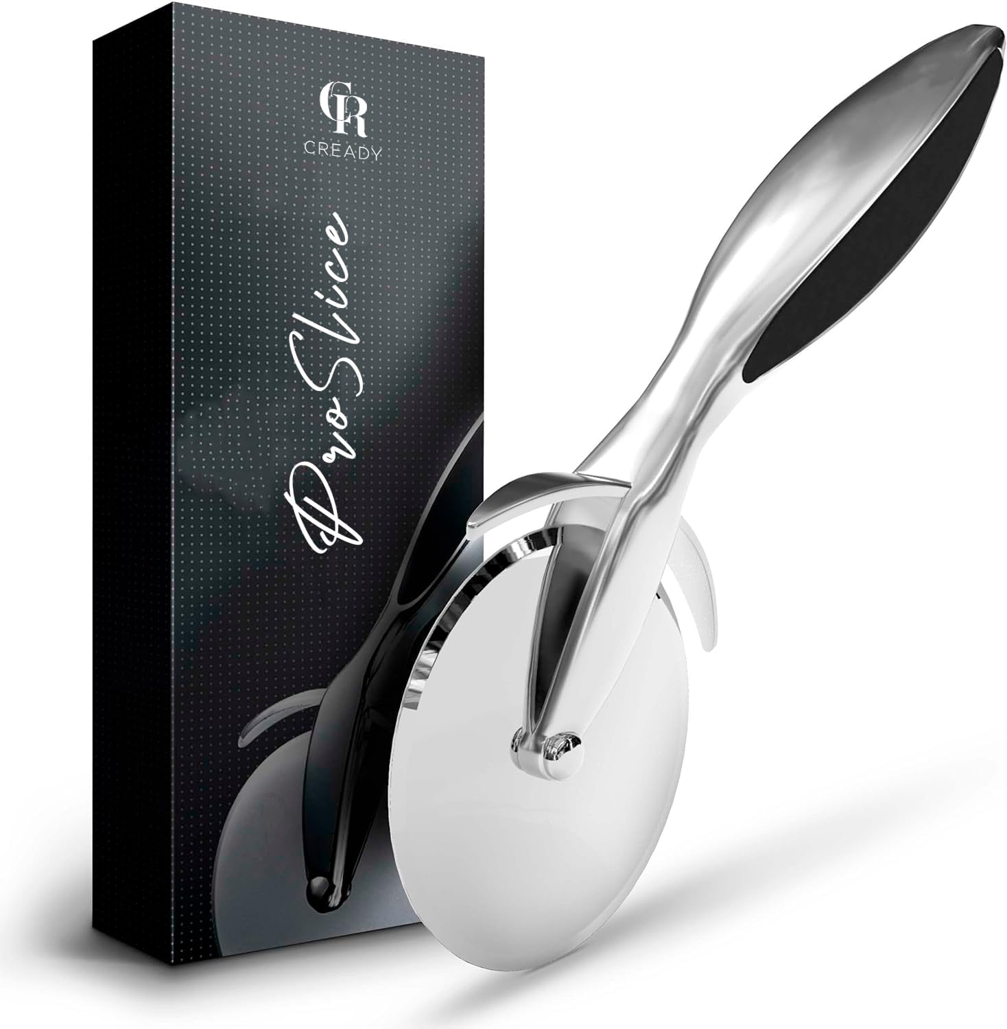 Proslice - Roulette à pizza inox premium - Coupe pizza avec manche antidérapant - Couteau pizza pro - Pizza accessoire - Coupe Pizza Roulette - Roulette pizza professionnel solide et efficace