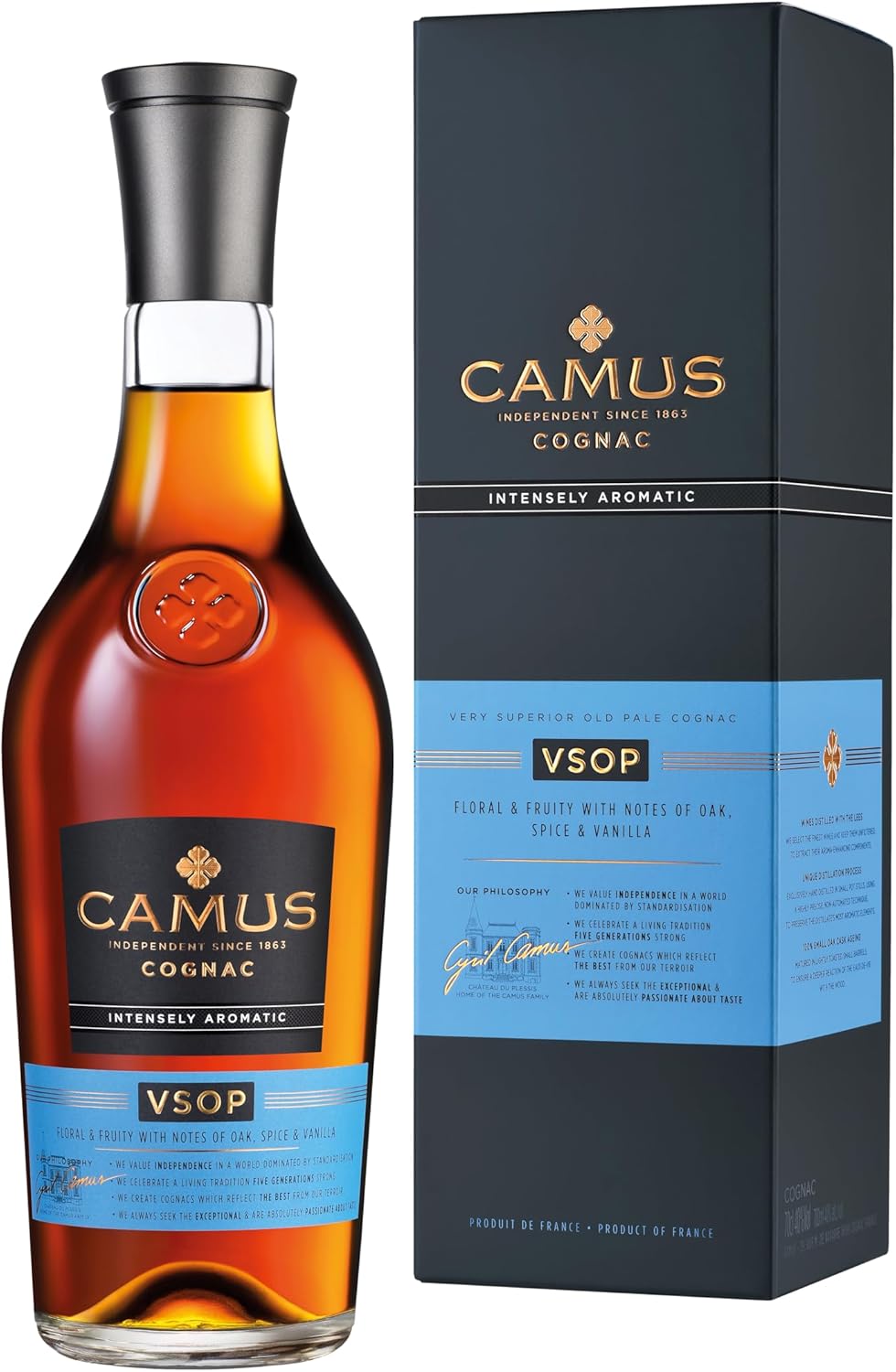 COGNAC VSOP - Intensément Aromatique - 70cl 40° - Maison Indépendante Depuis 1863