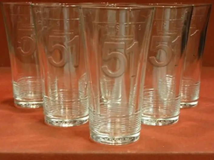6 VERRES PASTIS 51 16CL NOUVEAU LOGO DE CHEZ TIGREBOCK-COM