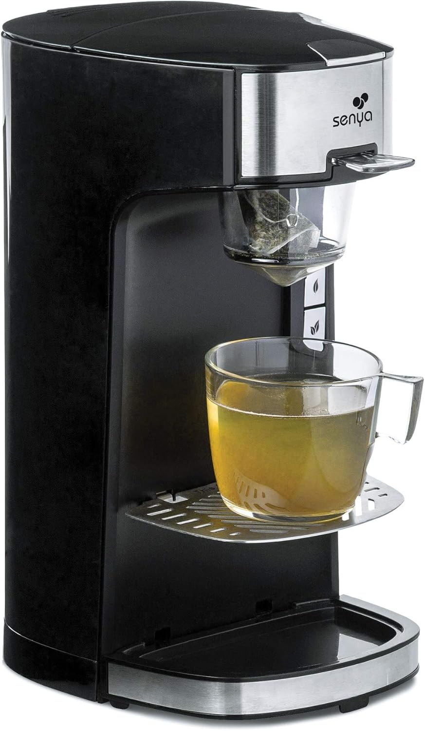 Machine à thé noire Tea Time, théière électrique compatible thé vrac ou sachet, avec infuseur amovible 1400 W, SYBF-CM013N