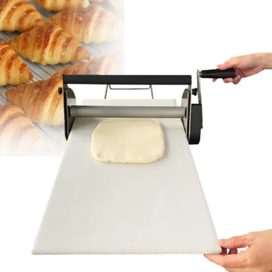 Laminoir à pâte pliable, laminoir à pâte de comptoir, laminoir à pâte manuel, laminoir à pâte professionnel, machine à pâte à épaisseur réglable, acier inoxydable,Model300