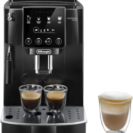 Test De'Longhi Magnifica Start ECAM222.20B : L'entrée dans le café grain à domicile.