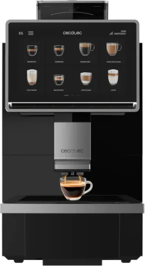 Machine à Café Super-automatique Commerciale Cremmaet Coffice - 2900W, Écran Tactile, Mouture Uniforme, 1 Moulin, 26 Boissons, Réservoir de Café en Grains 1Kg, Réservoir d'Eau de 2L