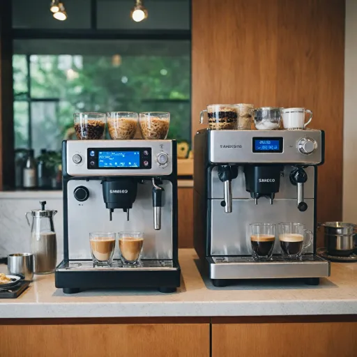 Comparer les machines à café Saeco et Philips : laquelle choisir pour un usage professionnel ?