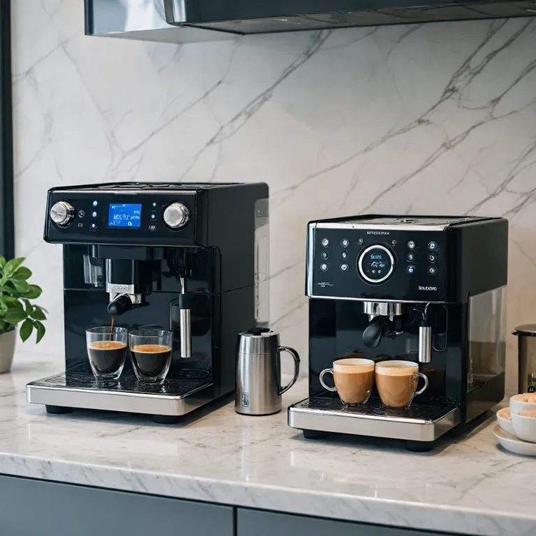 Comparer les machines à café Saeco et Krups pour un usage professionnel