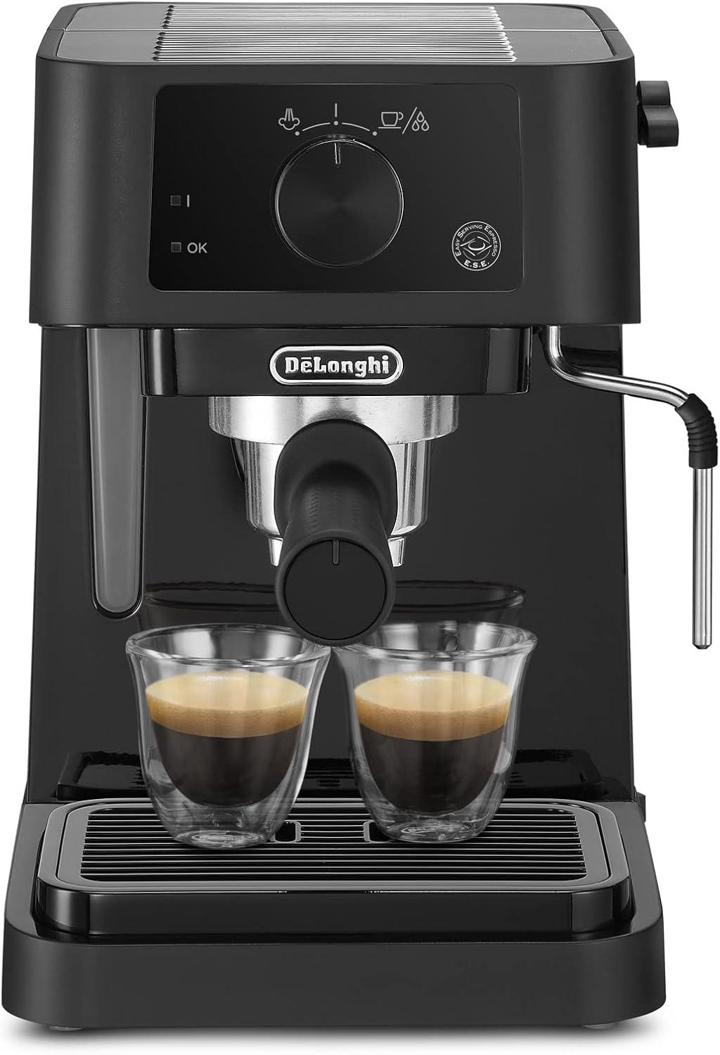 De'Longhi EC235.BK Stilosa Advanced Cafetière à pompe 15 bars 1100 W 1 L Noir Unique