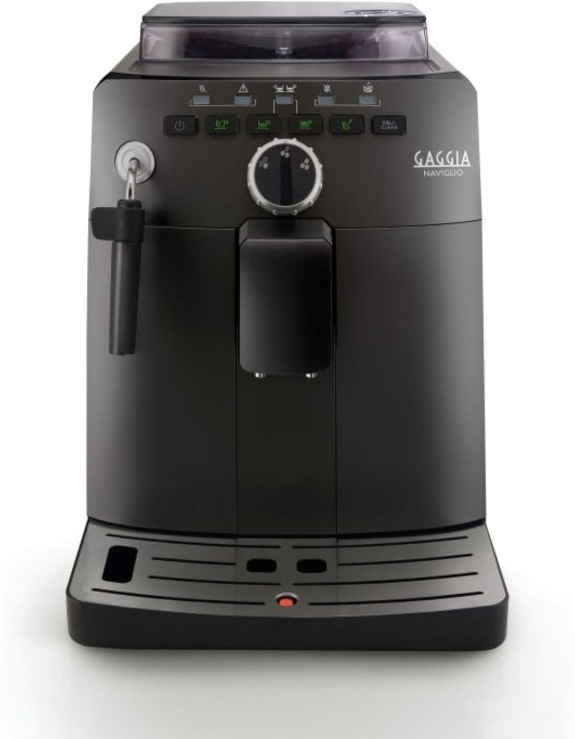 Gaggia HD8749/01 Naviglio Black - Machine à café automatique, pour Espresso et Cappuccino, Grains de café, 15 bars, 1850W, Noir, 100% Made in Italy Machine uniquement