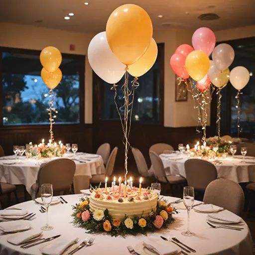 Organiser un anniversaire inoubliable en privatisant un restaurant