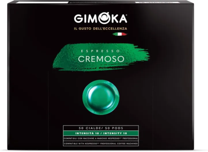 Mélange Cremoso intensité 10-50 capsules compatibles pour les machines à café Nespresso* Professional Business Zenius et Gemini - Produit en Italie