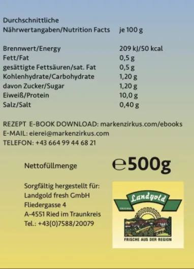 EIKLAR-LIQUIDE 6000g (12x500g) Protéine d’œuf pure d’élevage européen en plein air