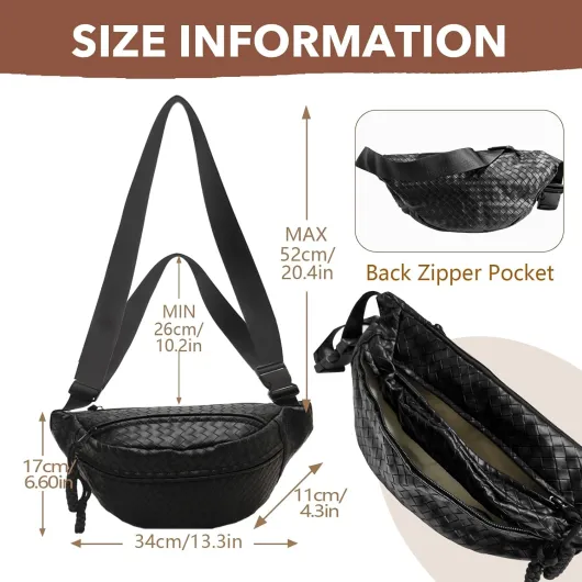 Sac à Bandoulière en Cuir Pu Sac à Croissant pour Femmes Sac a Main Femme avec Sangle Réglable PU Sac BandoulièRe Croissant de Lune Crème