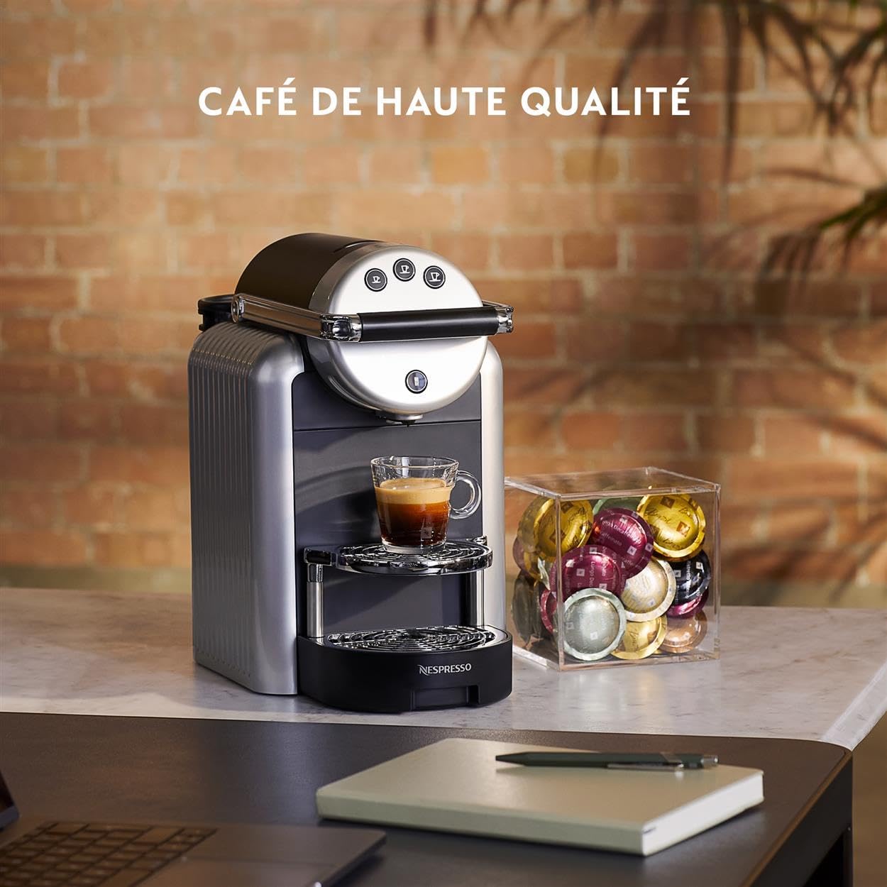 Professionnel – Machine à Café Zenius pour Capsules - Capsules Offertes – Adaptée aux Professionnels