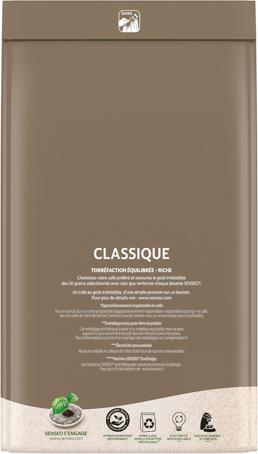 Senseo Café 54 Dosettes Classique SENSEO Classique 54 unité (Lot de 1)