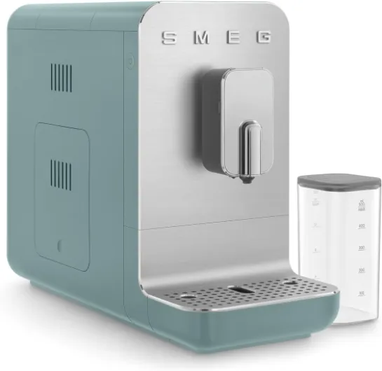 , Machine à café Expresso Automatique BCC13EGMEU, Système de lait, Broyeur à grain Intégré, Système Thermoblock, Réservoir 1,4 L, bac d'égouttement Amovible, 1350 W, Vert Emeraude Vert Émeraude