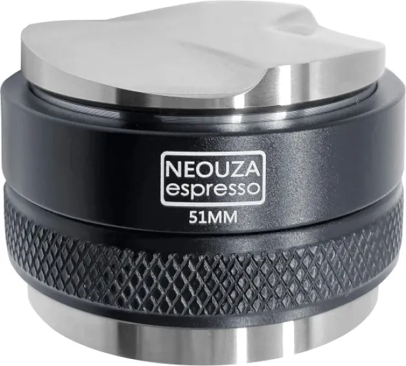 Distributeur de café et presse à café 2 en 1 51 mm - Double tête - Convient pour les portafiltres Delonghi Breville de 51 mm Dual-Head Leveler