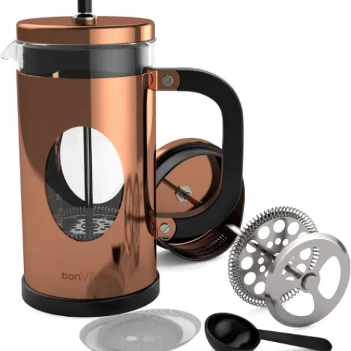 Test bonVIVO Cafetière à Piston : Une French Press qui ne déçoit pas.