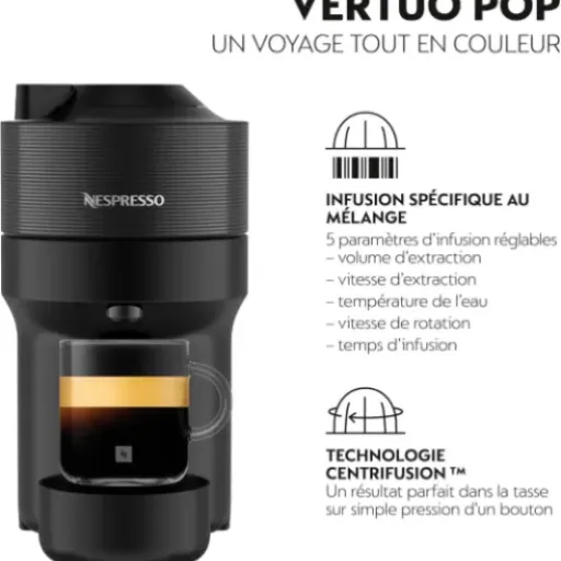 Test Nespresso Vertuo Pop Noir : la machine à café qui met de la couleur dans votre routine