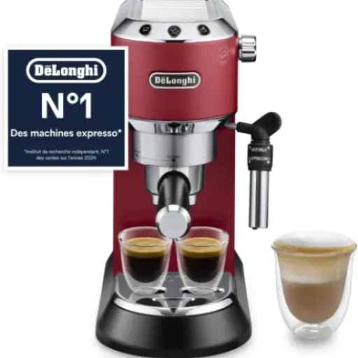 Test De'Longhi Dedica Style EC685.R : Une cafetière efficace pour les amateurs d'espresso
