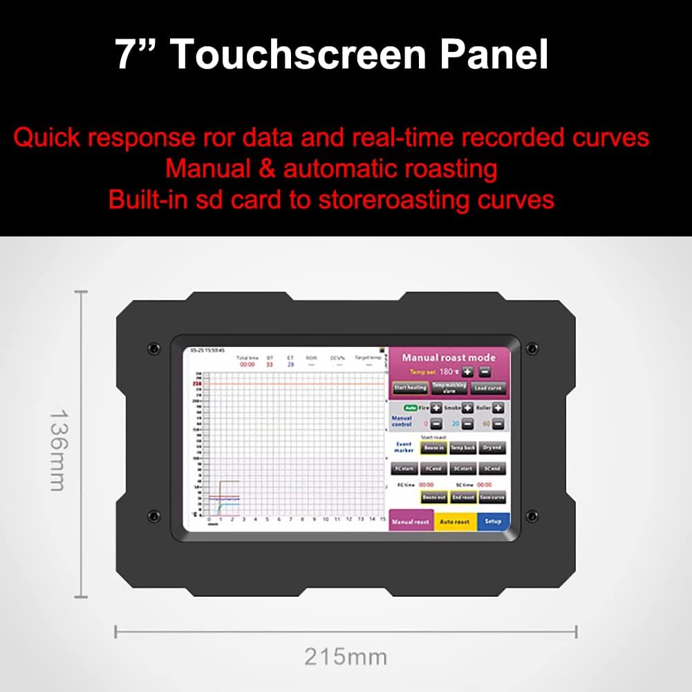 Machine de torréfacturée de café de café Commerciale de café au café de café 400g / 600g, Machine de rôtissage de Grains