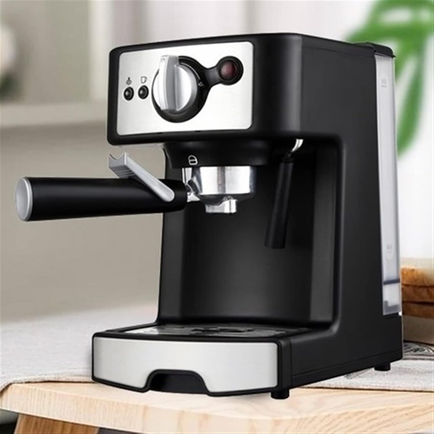 GaRcan Cafetière cafetière maison Machine à expresso maison Extraction semi-automatique vapeur lait mousse Machine à café semi-automatique