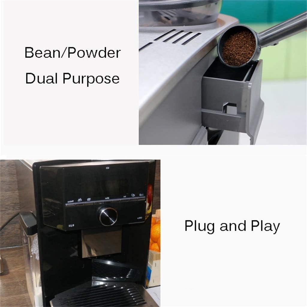 Machine à café entièrement automatique Machine à café américaine en grains de café, broyage et préparation du café, bureau/ménage, 110 V ~ 240 V, (1800 ml) Matériau PP, puissance 1700 W (couleur : A