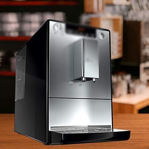 Machines à café Machine à expresso, machine à café entièrement automatique, broyeur, machine à café, machine à café filtre grand public et commerciale, 200 mm × 455 mm × 325 mm, noir et argent (coul