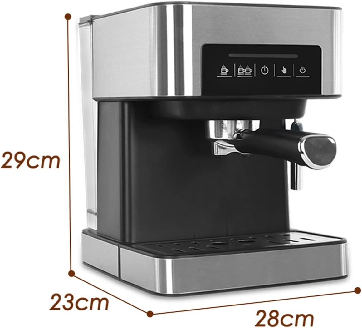 Cafetière Cafetière Machine à café Expresso Filtre Automatique Mousseur à Lait électrique Cafétéria Créer des appareils de Machines à café (Taille : UK)