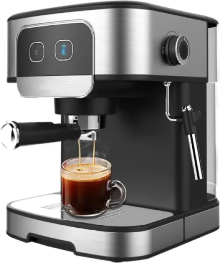 Cafetière Cafetière Expresso Machine à café à préchauffage instantané avec mousseur à Lait Cafetera Cappuccino Eau Chaude Vapeur (Couleur : CM6868 N BCG300, Taille : UK) (Cm6868 Coffee Maker AU)