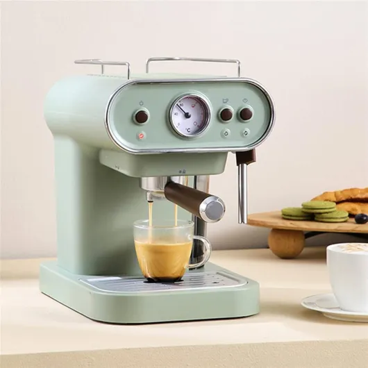 GaRcan Machines à café intégrées Petite machine à café expresso domestique Machine à café électrique Type de vapeur Mousseur à lait (Couleur: Blanc) (Blanc)