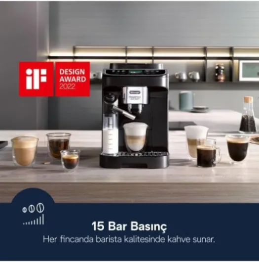 ECAM310.60.B Magnifica Evo Next Machine à café automatique, Préparation automatique, mousseur à lait intégré, design moderne