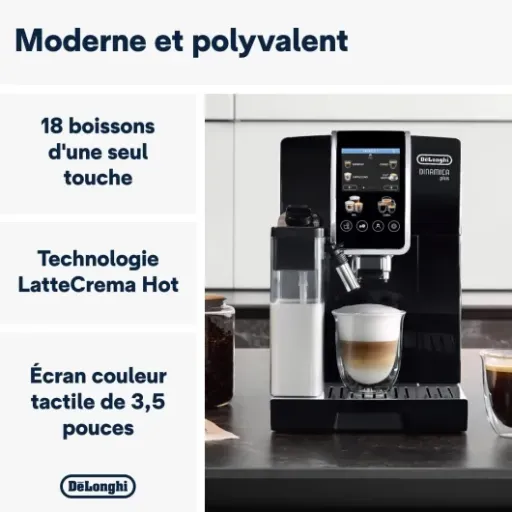 Test De'Longhi Dinamica Plus ECAM382.70.B : la machine à café qui fait (presque) tout toute seule