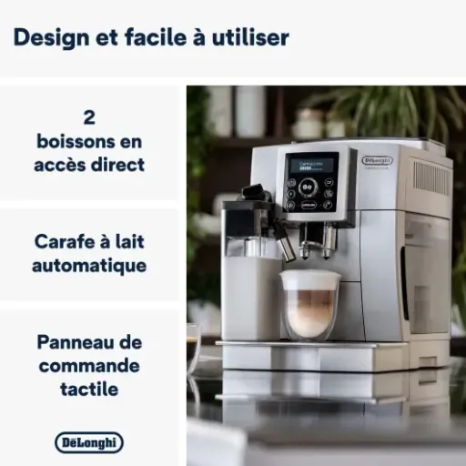 Test De'Longhi ECAM 23.466.B : la machine à café qui fait le job sans gadgets inutiles