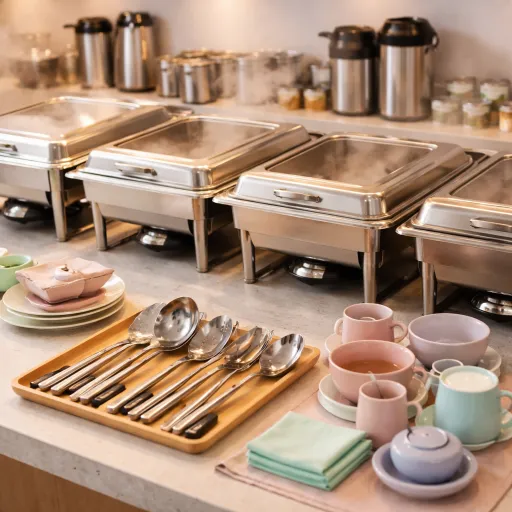 Art du service café en buffet chaud : maîtriser le dish chafing pour une expérience professionnelle irréprochable