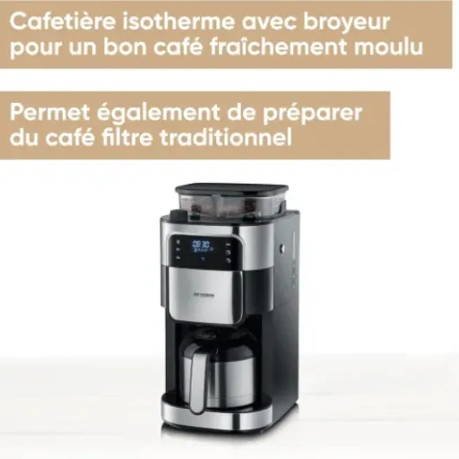 Test Severin KA 4814 : la cafetière filtre avec broyeur qui fait le job sans trop de chichis