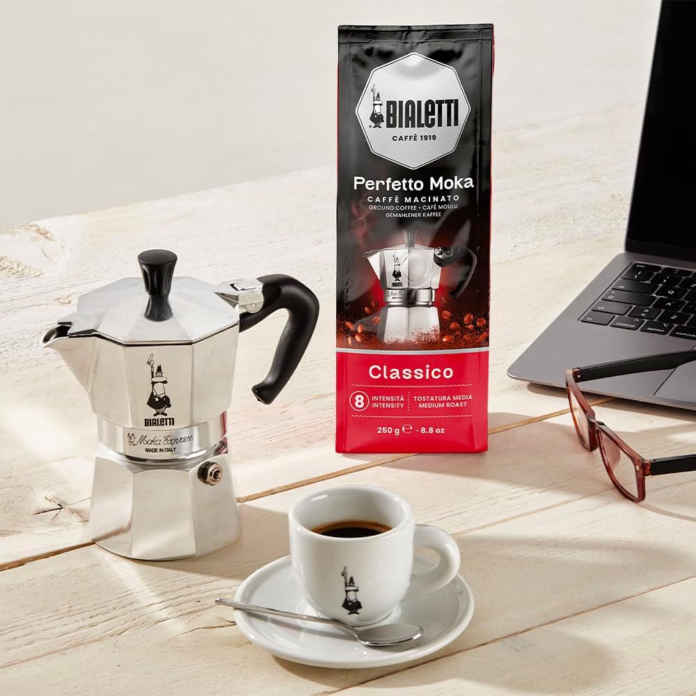 Perfetto Moka Café Moulu, Classico – 1 x 250 g Classico 1x250g