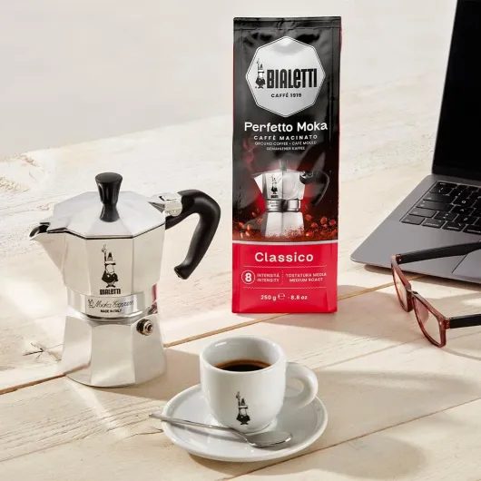 Perfetto Moka Café Moulu, Classico – 1 x 250 g Classico 1x250g
