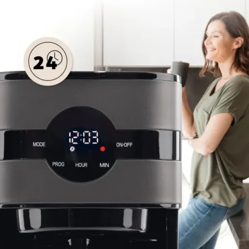 Test Barista Cafetière filtre Touch Iso : une cafetière programmable correcte, sans faire rêver