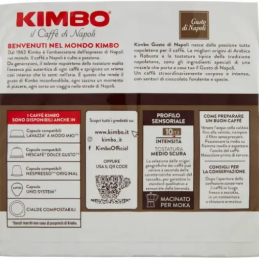 Test Kimbo Gusto di Napoli (lot de 12 x 250 g) : le café bien corsé qui rappelle le bar italien