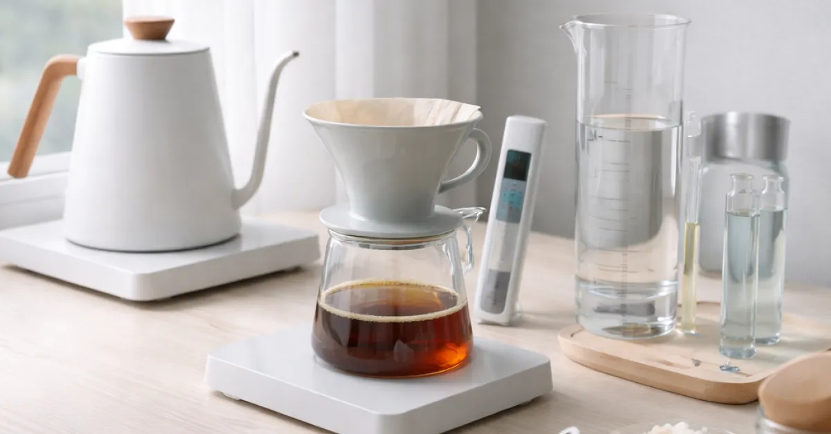 L'eau du café : pourquoi la minéralité change tout à l'extraction