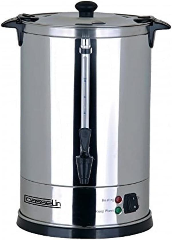 Casselin CPC100 - Percolateur à café 100 tasses - Noir, Acier inoxydable Unique