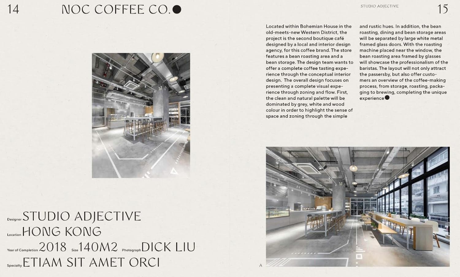 A coffee a day - contemporary cafe design