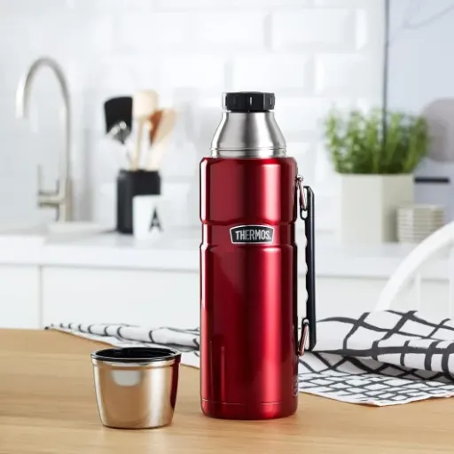 Test Thermos King 1,2 L rouge : le gros thermos qui tient vraiment la route