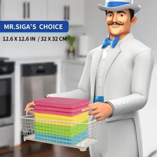 Test MR.SIGA Chiffon Microfibre : des lavettes simples qui font le job partout dans la maison