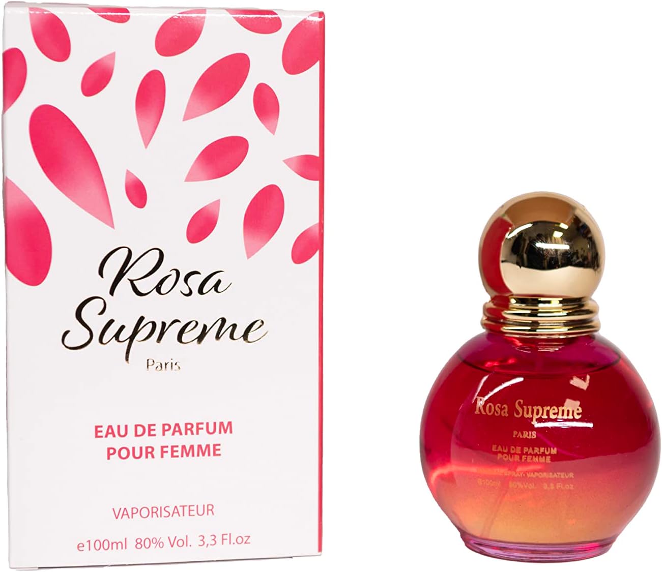 France Parfums Concept - Rosa Supreme - Eau de Parfum pour femme - Senteur Florale et Fruitée