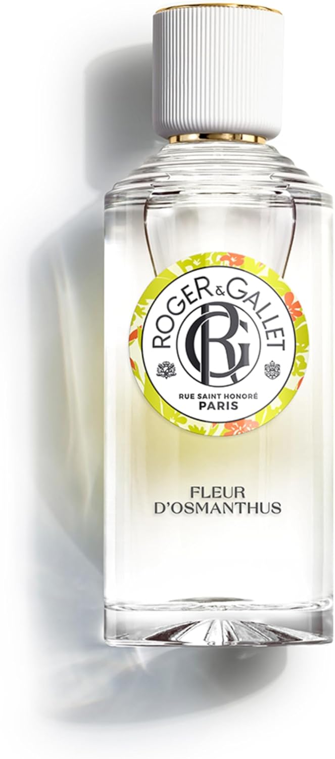 Roger&Gallet - Eau Parfumée Bienfaisante Fleur d'Osmanthus 100ml - Mandarine d’Italie Osmanthus Benjoin - 94% d'ingrédients d'origine naturelle
