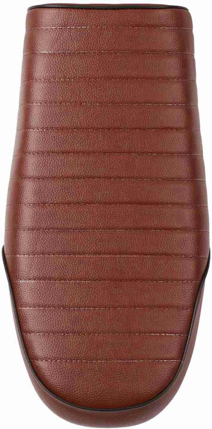 Pour siege cafe racer Elerose Selle Universelle de Siège de Course de Moto en Cuir de Siège de Modification de Moto Universelle(C)