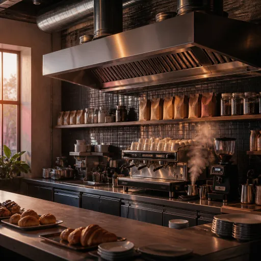 Hotte professionnelle en cuisine de café : maîtriser l’extraction pour un service fluide