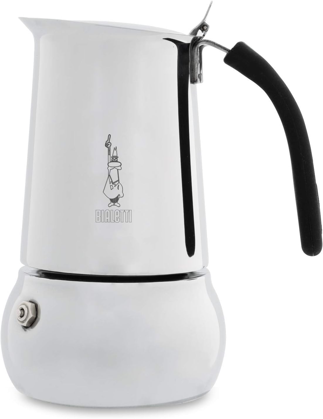 Cafetière Kitty – 4 tasses – 20cl – Tous Feux – Acier Inoxydable - Non compatible avec l'induction 4 Tasses Unique