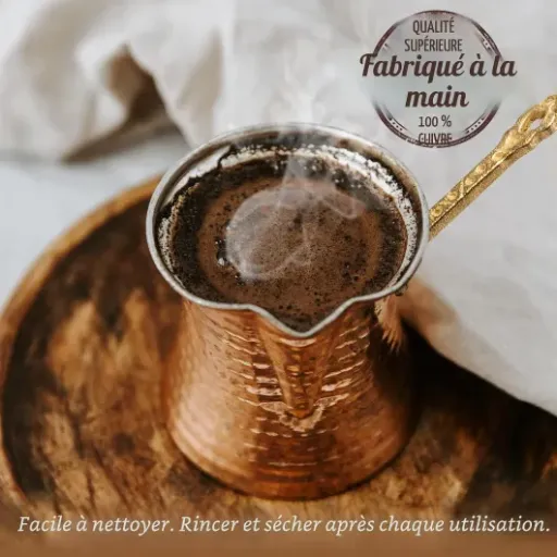 Test Volarium CRYSTALIA Cafetière Turque 200 ml : le petit cezve en cuivre qui fait le job sans chichi